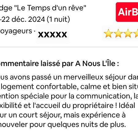 סן-פרנסואה Lodge "Le Temps D'Un Reve" מראה חיצוני תמונה